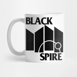 Black Spire Flag -for light colored shirts Mug